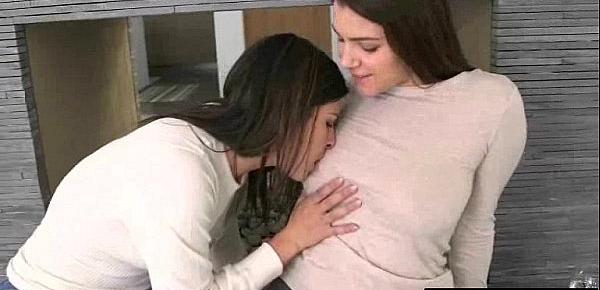  Sexy Hot Lesbians (Valentina Nappi & Leah Gotti) In Love Sex Action mov-30